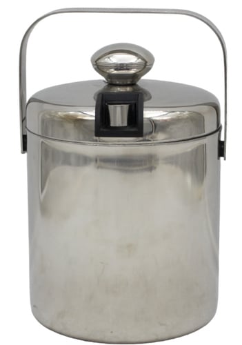 سطل ثلج مع ملقاط 14 سم