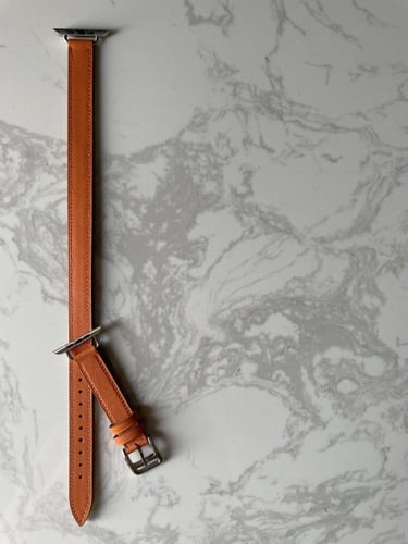 سوار جلد دبل اورنج - Double Tour Orange