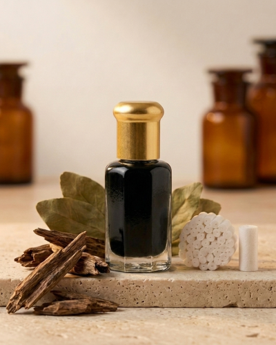 مسك اسود (مسك الطهارة)+ 7 قطع قطن