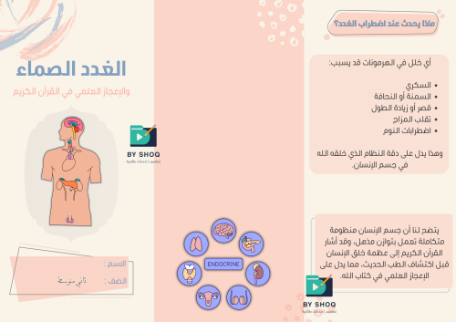 مطوية الغدد الصماء والإعجاز العلمي في القرآن | علو...