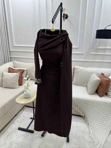 فستان ناعم لونين