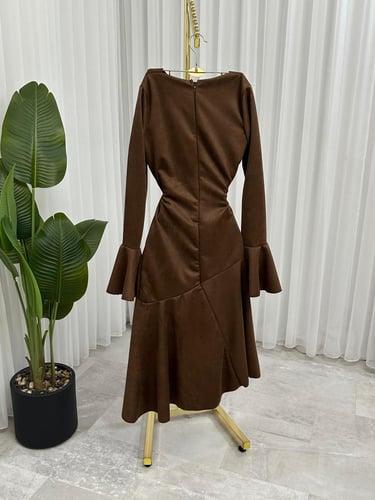 فستان ناعم خامه شمواه