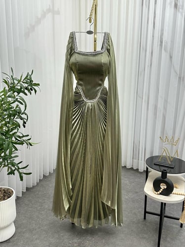 فستان سهره جازار مطرز