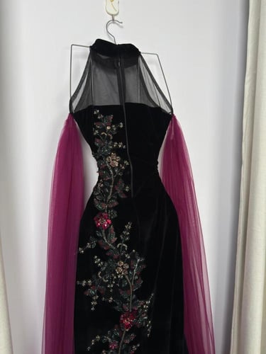 فستان شتوي سهره انيق جوخ