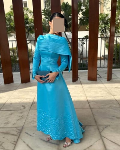 فستان ميكادو تطريز