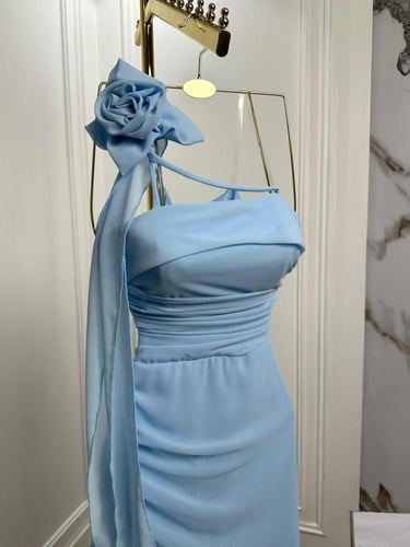 فستان جورجيت قصير