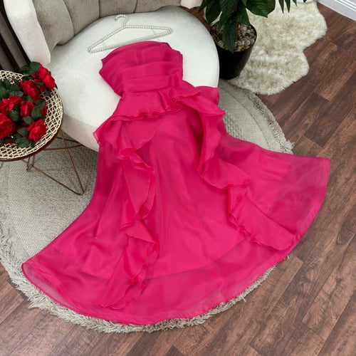 فستان سماوي طبقات