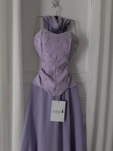 فستان توب بشال خارجي