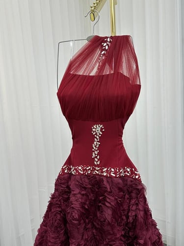 فستان قماش باربي مع قماش ورود