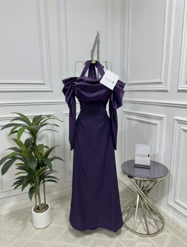 فستان موف تفته كريب