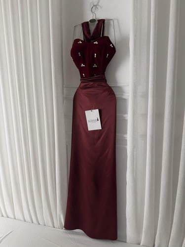 فستان شتوي توب عودي