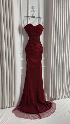 فستان سهره توب فصوص زركون بطانه تفته