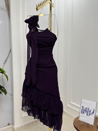 فستان جورجيت قصير