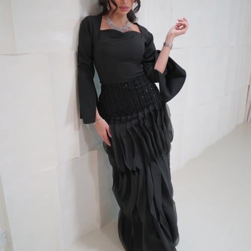 فستان سهره اسود باربي