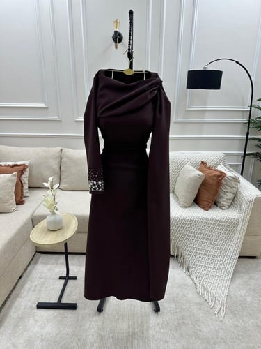 فستان ناعم لونين