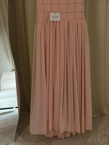 فستان شيفون كلوش تطريز