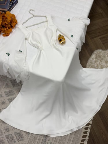 فستان باربي اكمام جورجيت