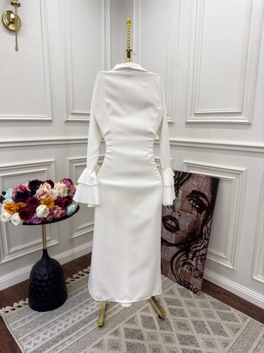 فستان باربي تطريز يدوي لونين