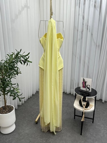 فستان سهره كريب وكلفه