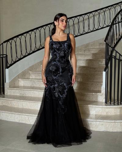 فستان تفته استرتش تل ناعم