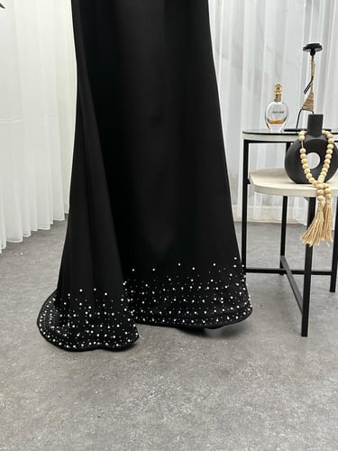 فستان سهره خامة كريب باربي