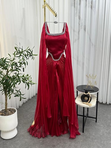 فستان سهره جازار مطرز