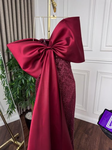 فستان ميكادو كلفه تطريز