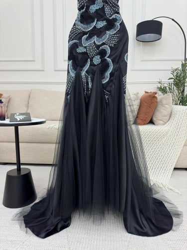 فستان تفته استرتش تل ناعم