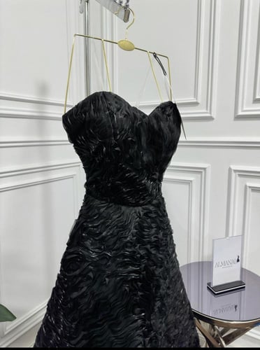 فستان سهره اسود كت