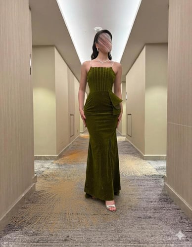 فستان ناعم جوخ ثلاث الوان