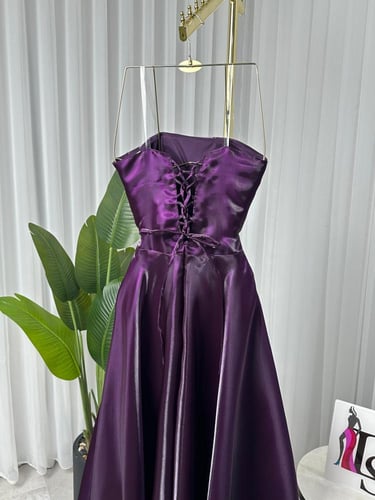 فستان اورجنزا لمعه