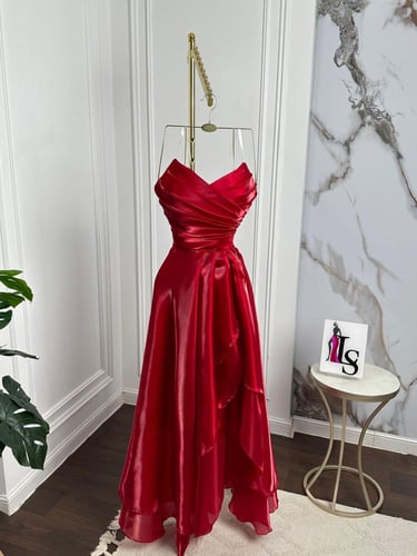 فستان اورجنزا لمعه