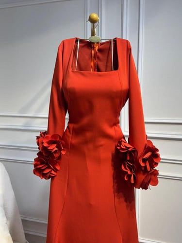 فستان اورنج باربي