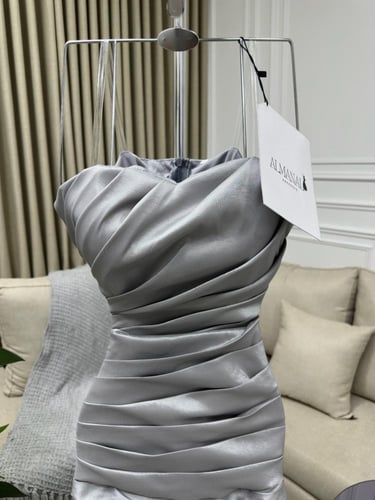 فستان لمار رصاصي