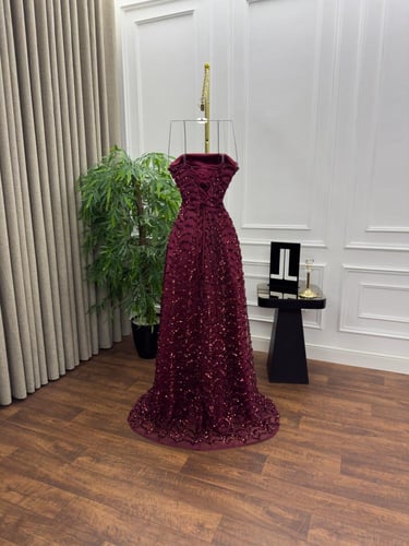 فستان سهره توب عودي ترتر