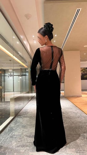 فستان جوخ تل