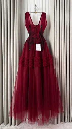 فستان سهره عودي ورود وتل طبقات