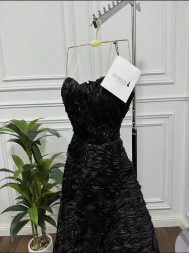 فستان سهره اسود كت