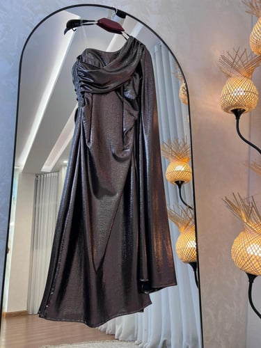 فستان كوري حرير