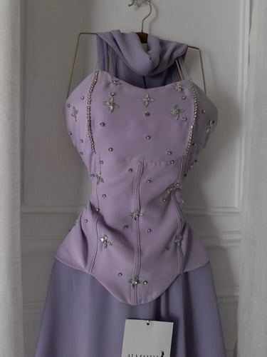 فستان توب بشال خارجي