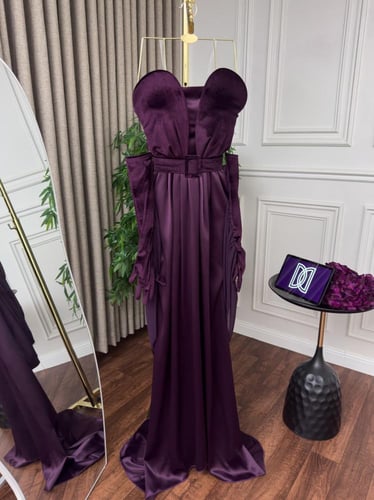 فستان تفته استرتش صدر مخمل