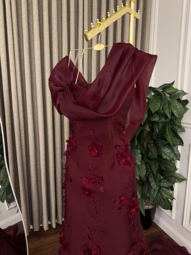 فستان سهره ميكادو ورد بارز وارجنزا