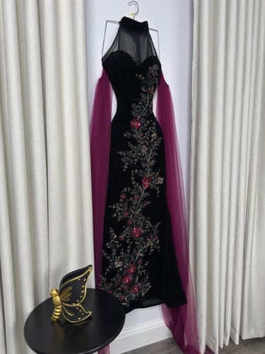 فستان شتوي سهره انيق جوخ