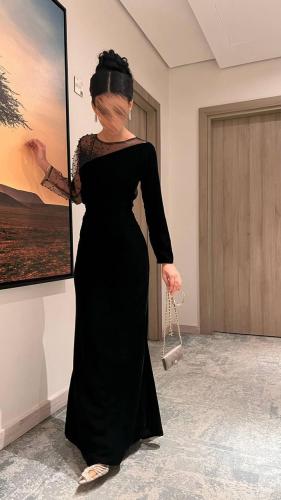 فستان جوخ تل