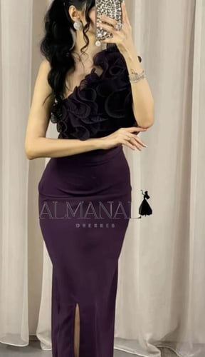 فستان ناعم موف كريب باربي