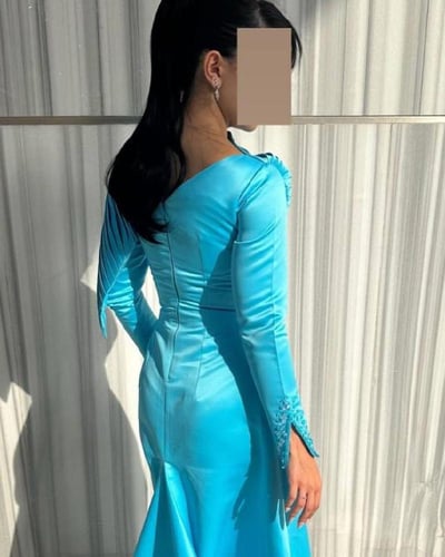 فستان ميكادو تطريز