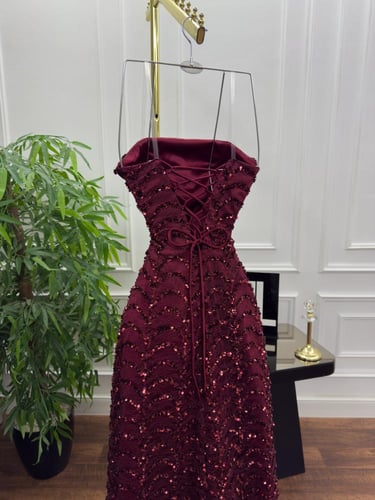 فستان سهره توب عودي ترتر