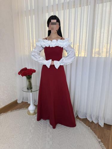 فستان ناعم لونين