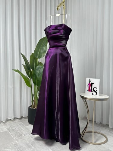 فستان اورجنزا لمعه