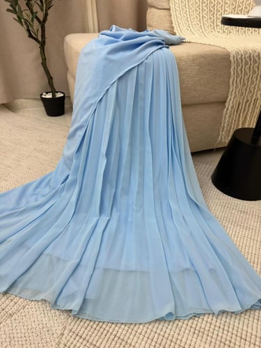 فستان خامه شيفون ولكرا